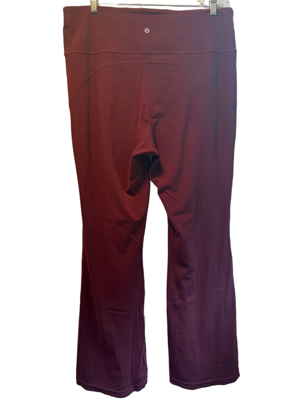 lululemon Groove Super High Rise Flared Pants Red Merlot 18